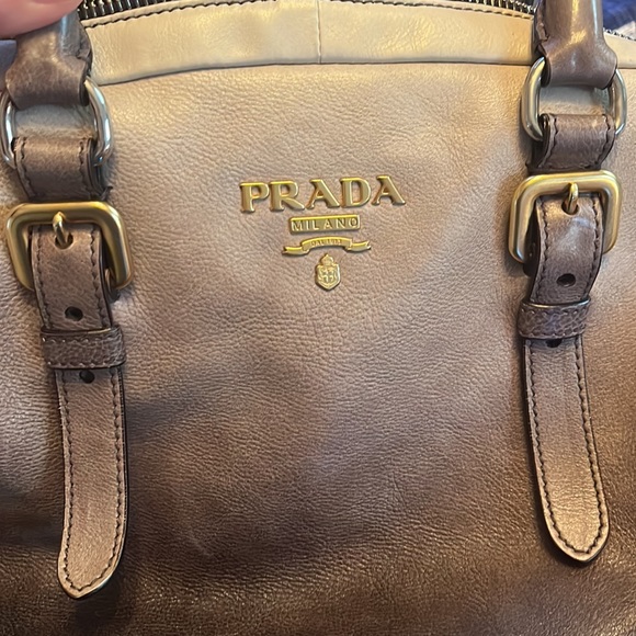 Prada Glacé Zippers Satchel - Picture 2 of 11